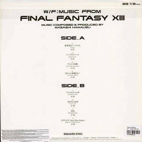 Masashi Hamauzu - W/F : Music From Final Fantasy XIII - Vinyl LP