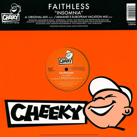 Faithless - Insomnia Orange Bio Vinyl Edition