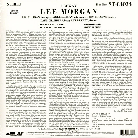 Lee Morgan - Lee-Way