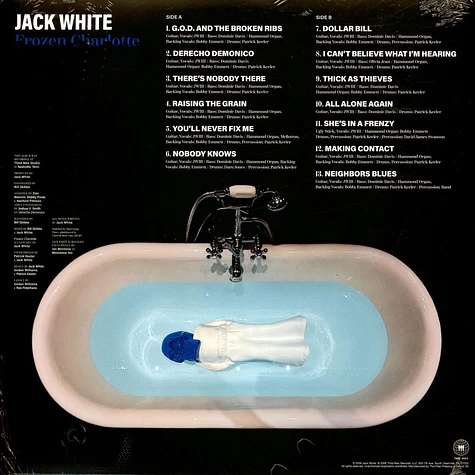 Jack White - Frozen Charlotte Solid Blue Vinyl Edition - Vinyl LP