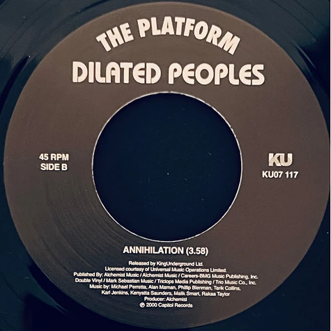 Dilated Peoples - The Platform / Annihilation