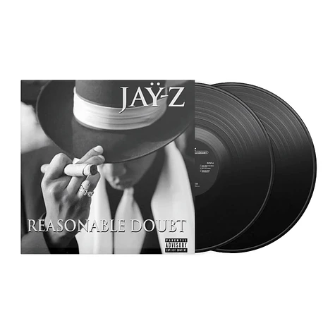 Jay-Z - Reasonable Doubt Black Vinyl Edition