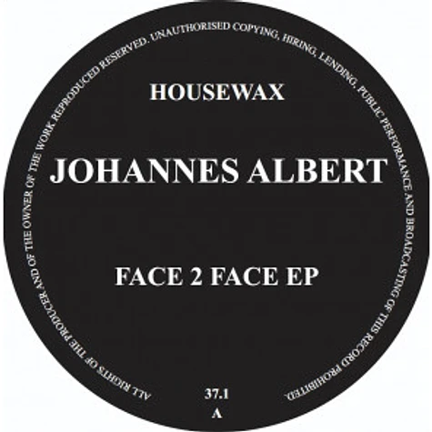 Johannes Albert - Face 2 Face EP