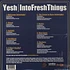 Yesh - Into Fresh Things
