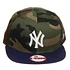 New Era - New York Yankees MLB Camo Team Visor 9Fifty Snapback Cap
