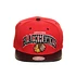 Mitchell & Ness - Chicago Blackhawks NHL Leather Team Arch Snapback Cap