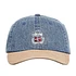 Stüssy - Denim Suede Crest Strapback Cap