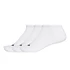 Trefoil Liner Socks (Pack of 3) (White / White / Black)