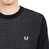 Fred Perry - Textured Crew Neck Jumper