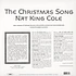 Nat King Cole - The Christmas Songs Picture Disc Edition
