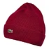 Lacoste - Half Cardigan Rib Knitted Hat