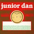 Junior Dan - Red, Gold & Green Rainbow