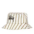 Stüssy - Big Logo Striped Bucket Hat