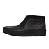 Wallabee Cup Boot (Black Leather)