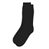 Merino Wool Blend Sock (Deep Black)