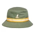 Stripe Lahinch Bucket Hat (Oil Green)