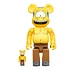 Medicom Toy - 100% + 400% Simpsons Cyclops Be@rbrick Toy