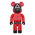 Medicom Toy - 1000% Squid Game Guard Triangle Be@rbrick Toy