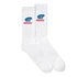 Classic Logo Sock (Bright White / High Tide)