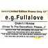 E.G. Fullalove - Didn't I Know