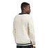 Lacoste - V-Neck Cable Knit Sweater