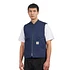 Classic Vest "Dearborn" Canvas, 12 oz (Blue Rigid)
