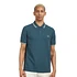 Twin Tipped Fred Perry Polo Shirt (Petrol Blue)