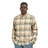 Long-Sleeved Cotton in Conversion Lightweight Fjord Flannel Shirt (Lavas / Fertile Brown)