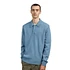Marco Lambswool Polo (Light Stone Blue)