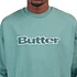 Butter Goods - Cord Logo Crewneck Sweatshirt