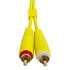 UDG - Ultimate Audio Cable Set RCA - RCA Yellow Straight 1,5m