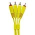 UDG - Ultimate Audio Cable Set RCA - RCA Yellow Straight 1,5m