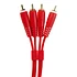 UDG - Ultimate Audio Cable Set RCA - RCA Red Straight 3m