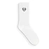 Arte Small Heart Socks (White)