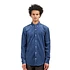 L/S Madison Fine Cord Shirt (Hudson Blue / Black)