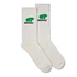 Classic Logo Sock (Lily White / Island Green)
