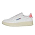 Autry Medalist Low (White / Coral)