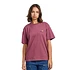 W' S/S American Script T-Shirt (Dusty Fuchsia)