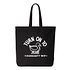 Stamp Tote "Dearborn", Uncoated Canvas, 11.4 oz (Black / White)