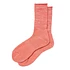 Washi Pile Crew Socks (Flamingo)