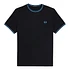 Twin Tipped T-Shirt (Black / Light Smoke / Runaway Bay Ocean)