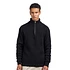 Merino Quarter Zip (Deep Black)