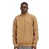 Half Zip American Script Sweat (Peanut)