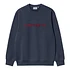 Carhartt Sweat (Air Force Blue / Malbec)