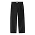 W' Pierce Pant Straight "Hubbard" Canvas, 9 oz (Black Rinsed)