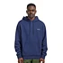 Hooded Script Embroidery Sweat (Air Force Blue / White)