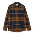 L/S Garnett Shirt (Garnett Check / Deep H Brown / Deep H Brown)