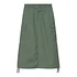 W' Cargo Skirt Long "Lane" Poplin, 6 oz (Duck Green Rinsed)