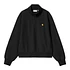 W' American Script Highneck Sweatshirt (Black)