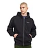 Hooded Think Tank Sweat Jacket (Black / Purple)